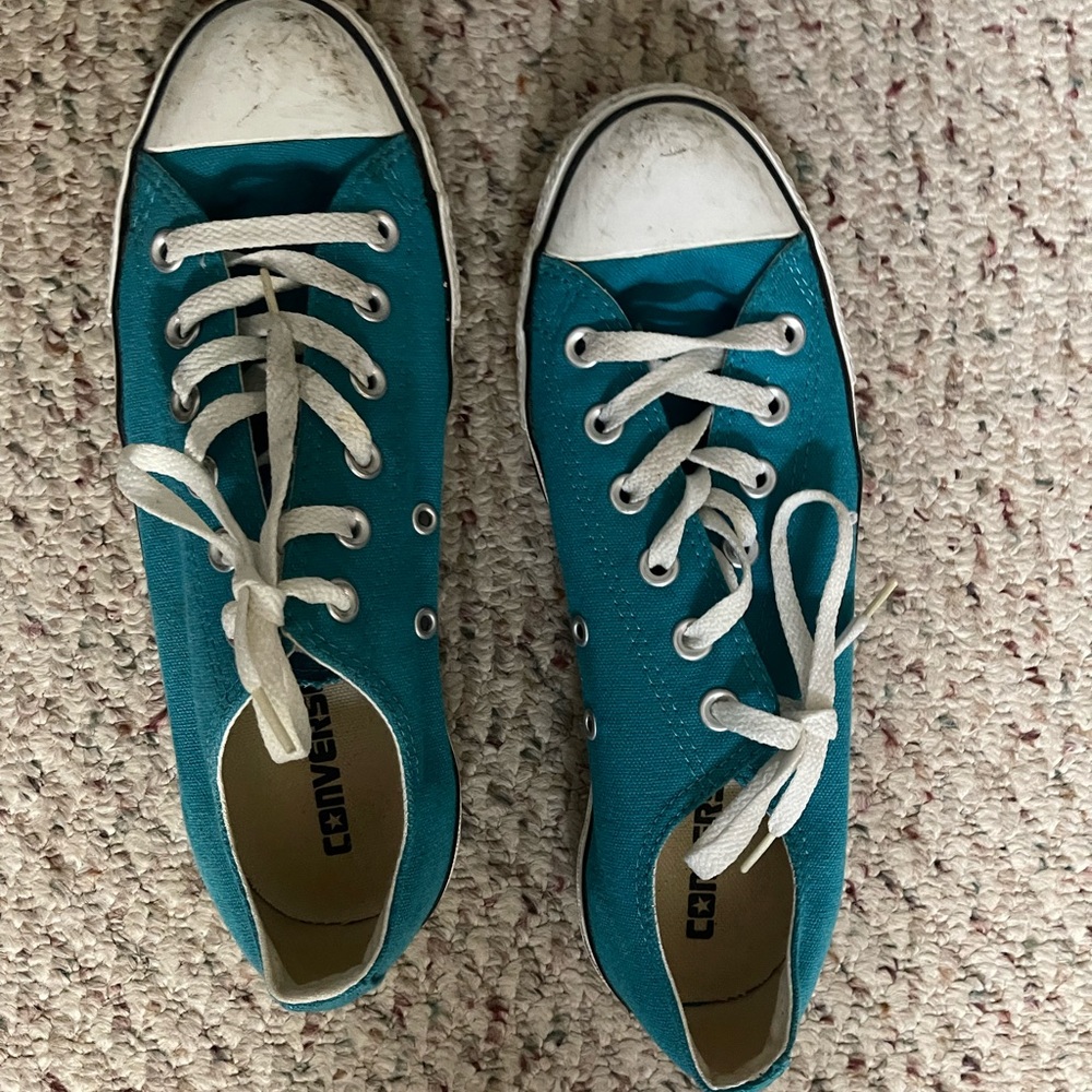 Converse low top, turquoise